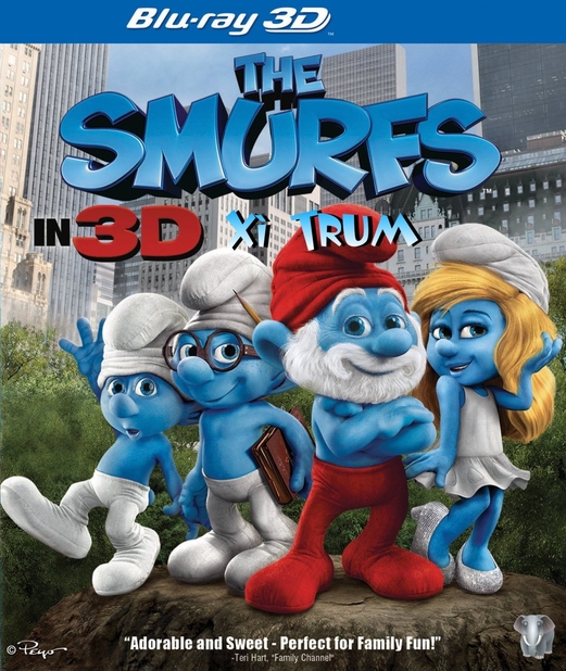D041. THE SMURFS - Xì Trum 3D 25G (DTS-HD 5.1)  